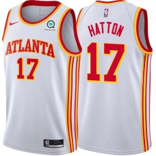 Atlanta Hawks #17 Vern Hatton Jersey -White