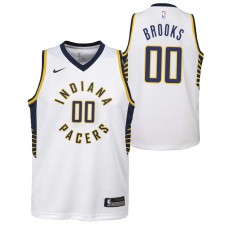 Indiana Pacers #00 Aaron Brooks Jersey -White