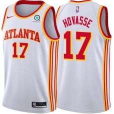 Atlanta Hawks #17 Tom Hovasse Jersey -White