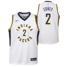 Indiana Pacers #2 Tyus Edney Jersey -White