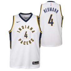 Indiana Pacers #4 Johnny Neumann Jersey -White