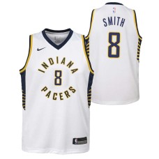 Indiana Pacers #8 Willie Smith Jersey -White