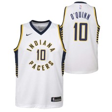 Indiana Pacers #10 Kyle O'Quinn Jersey -White