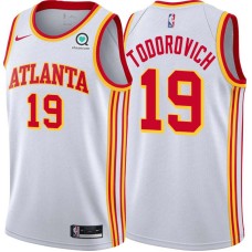 Atlanta Hawks #19 Mike Todorovich Jersey -White