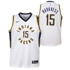 Indiana Pacers #15 Jerry Harkness Jersey -White