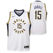 Indiana Pacers #15 Warren Jabali Jersey -White