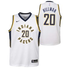 Indiana Pacers #20 Darnell Hillman Jersey -White