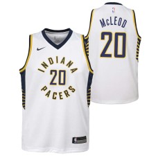 Indiana Pacers #20 Keith McLeod Jersey -White