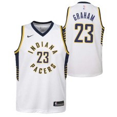 Indiana Pacers #23 Stephen Graham Jersey -White