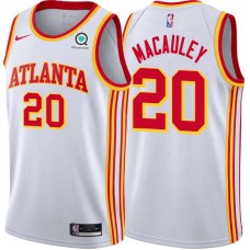 Atlanta Hawks #20 Ed Macauley Jersey -White