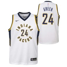 Indiana Pacers #24 Steve Green Jersey -White