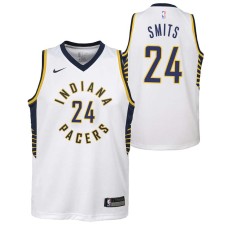 Indiana Pacers #24 Rik Smits Jersey -White