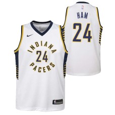 Indiana Pacers #24 Darvin Ham Jersey -White