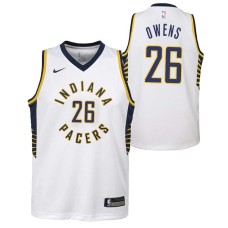 Indiana Pacers #26 Tom Owens Jersey -White