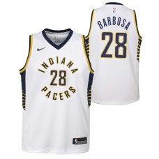 Indiana Pacers #28 Leandro Barbosa Jersey -White