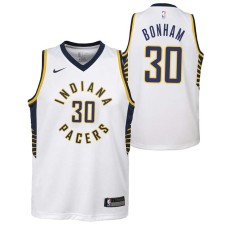 Indiana Pacers #30 Ron Bonham Jersey -White