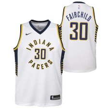 Indiana Pacers #30 John Fairchild Jersey -White