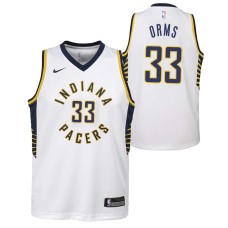 Indiana Pacers #33 Barry Orms Jersey -White