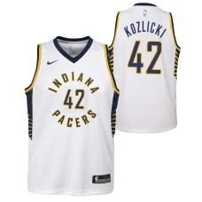 Indiana Pacers #42 Ronald Kozlicki Jersey -White