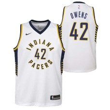 Indiana Pacers #42 Tom Owens Jersey -White