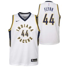 Indiana Pacers #44 Mike Flynn Jersey -White