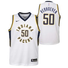 Indiana Pacers #50 Pete Verhoeven Jersey -White