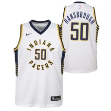 Indiana Pacers #50 Tyler Hansbrough Jersey -White