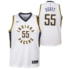 Indiana Pacers #55 Brent Scott Jersey -White