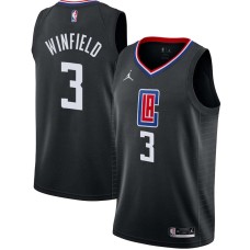 LA Clippers #3 Lee Winfield Jersey -Black