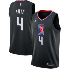 LA Clippers #4 Randy Foye Jersey -Black