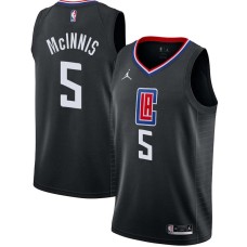 LA Clippers #5 Jeff McInnis Jersey -Black