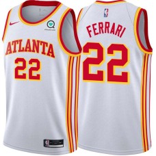 Atlanta Hawks #22 Al Ferrari Jersey -White