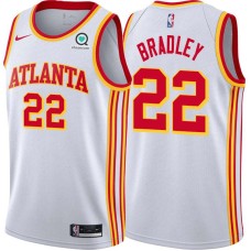 Atlanta Hawks #22 Dudley Bradley Jersey -White