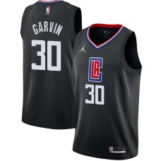 LA Clippers #30 Jim Garvin Jersey -Black