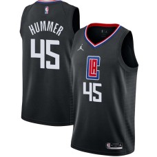 LA Clippers #45 John Hummer Jersey -Black