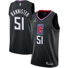 LA Clippers #51 Ken Bannister Jersey -Black