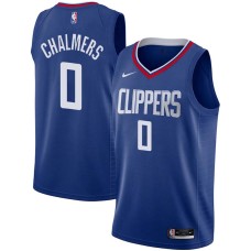 LA Clippers #0 Lionel Chalmers Jersey -Blue