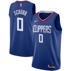 LA Clippers #0 Jay Scrubb Jersey -Blue