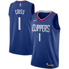 LA Clippers #1 Charlie Criss Jersey -Blue