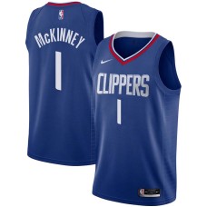 LA Clippers #1 Billy McKinney Jersey -Blue