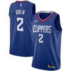 LA Clippers #2 Larry Drew Jersey -Blue