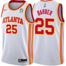 Atlanta Hawks #25 John Barber Jersey -White