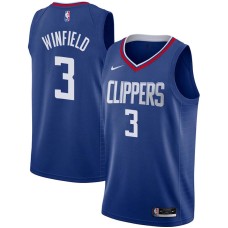 LA Clippers #3 Lee Winfield Jersey -Blue