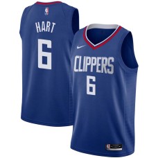 LA Clippers #6 Jason Hart Jersey -Blue