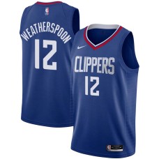 LA Clippers #12 Nick Weatherspoon Jersey -Blue