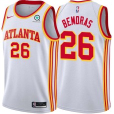 Atlanta Hawks #26 Irv Bemoras Jersey -White