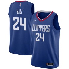 LA Clippers #24 Armond Hill Jersey -Blue