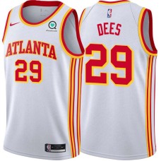 Atlanta Hawks #29 Archie Dees Jersey -White