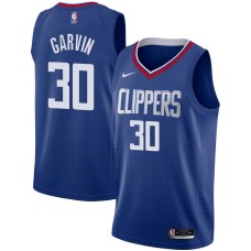 LA Clippers #30 Jim Garvin Jersey -Blue