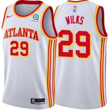 Atlanta Hawks #29 Mike Wilks Jersey -White